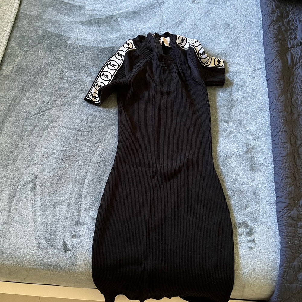 michael kors dress black slight bleach stain slightly used!!